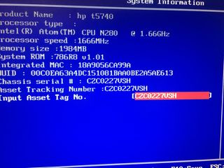 Thin client HP T5740