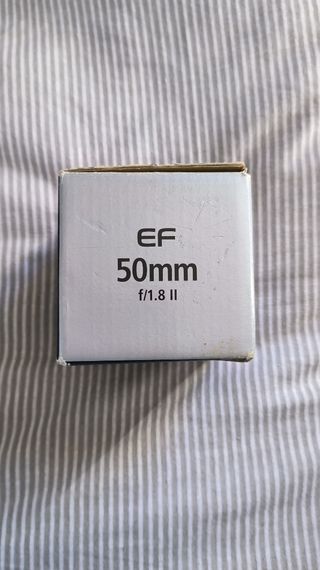 Objetivo cámara Canon