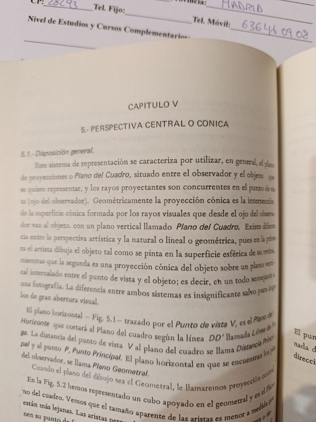 Geometria descriptiva. J. Perez Saez