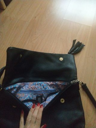 Bandolera color negro Misako