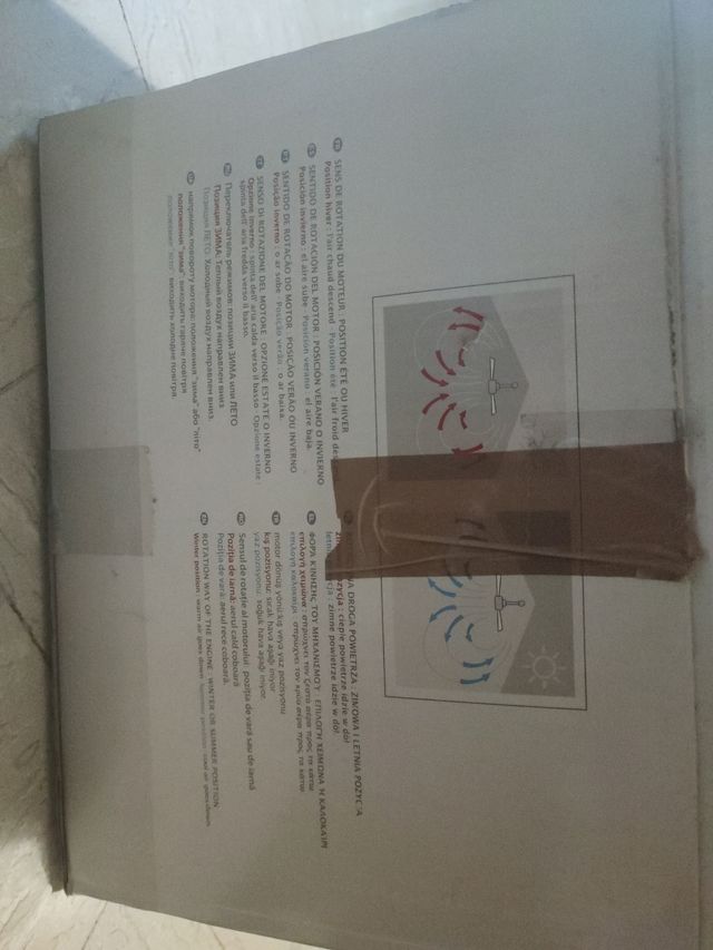 Ventilatore a tulipano con lampade