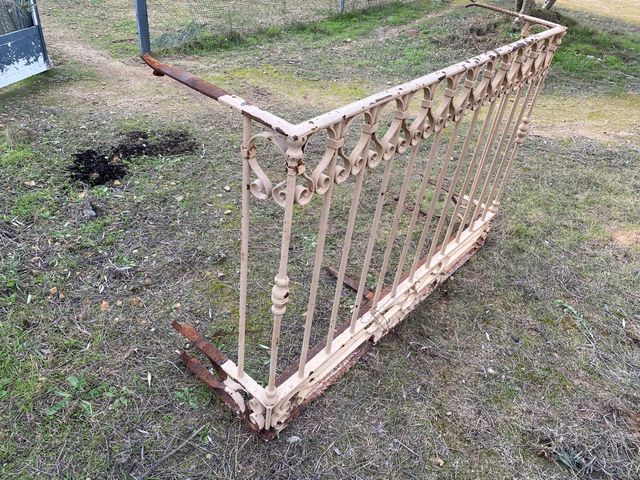 Barandilla balcón antigua 