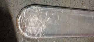 Cristal trasero capota Jaguar XK 140 roadster