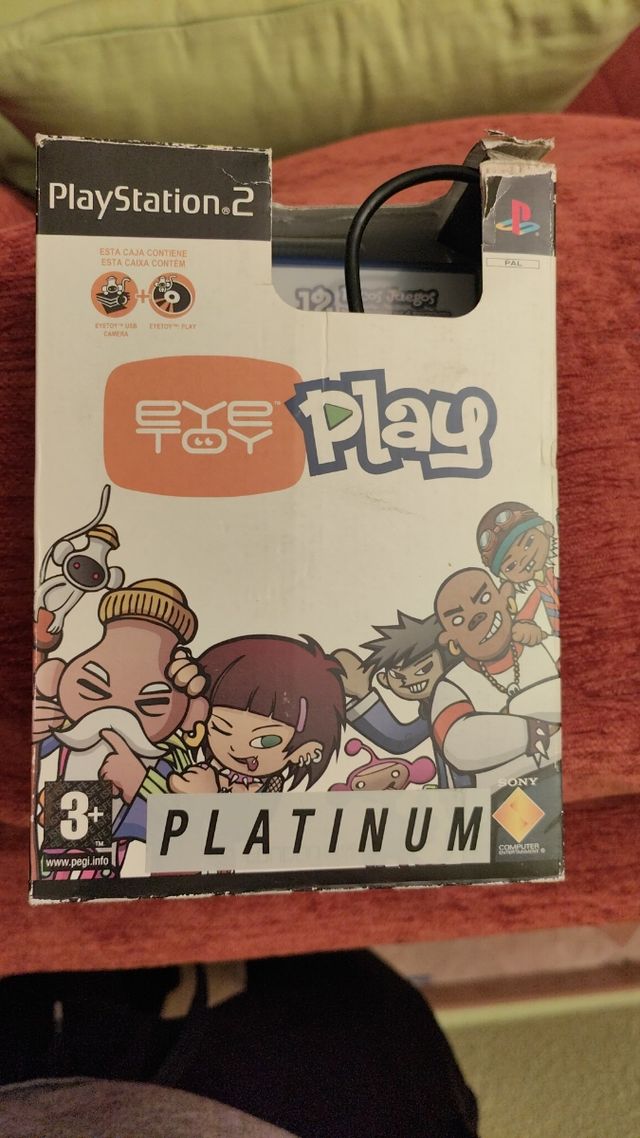 cámara play 2  con juego