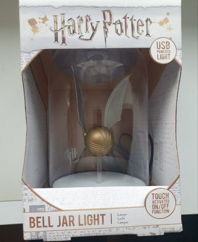 Lampara Harry Potter LED, snitch