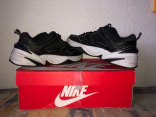 nike m2k tekno negras y blancas