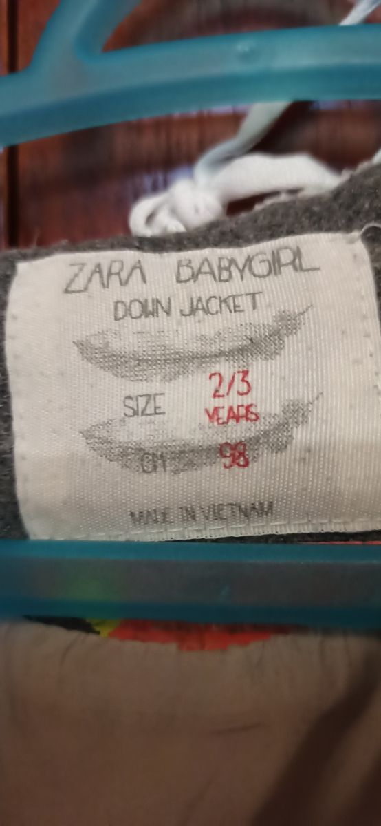 Abrigo, chaqueta Zara 2-3 años