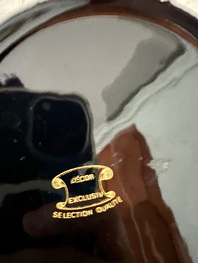 2 GRAN TIBOR VINTAGE EN PORCELANA Y FILO DE ORO