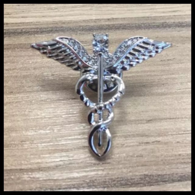 Nuevos.2 Insignias Clip Enfermera/ Broche Medicina