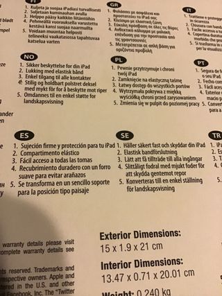 New Targus Case for iPad only 14€.