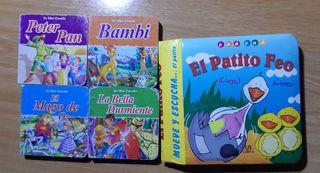 Libros con hojas de cartón 