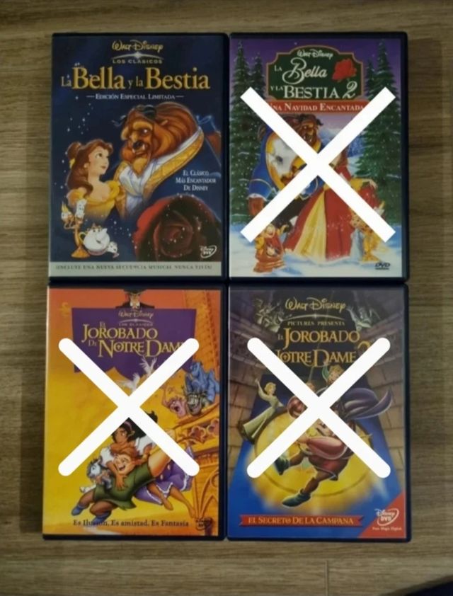 Pack 7 películas Dvd Disney