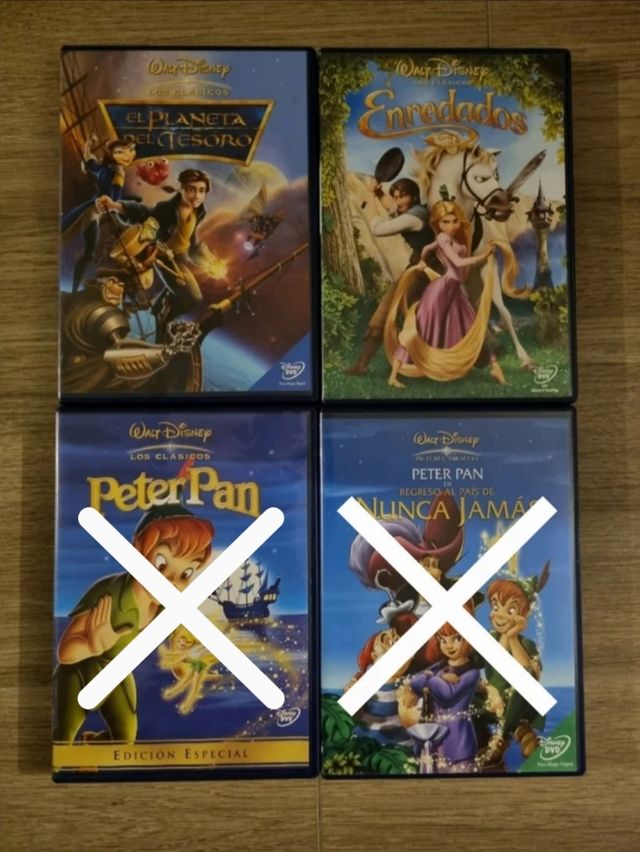 Pack 7 películas Dvd Disney
