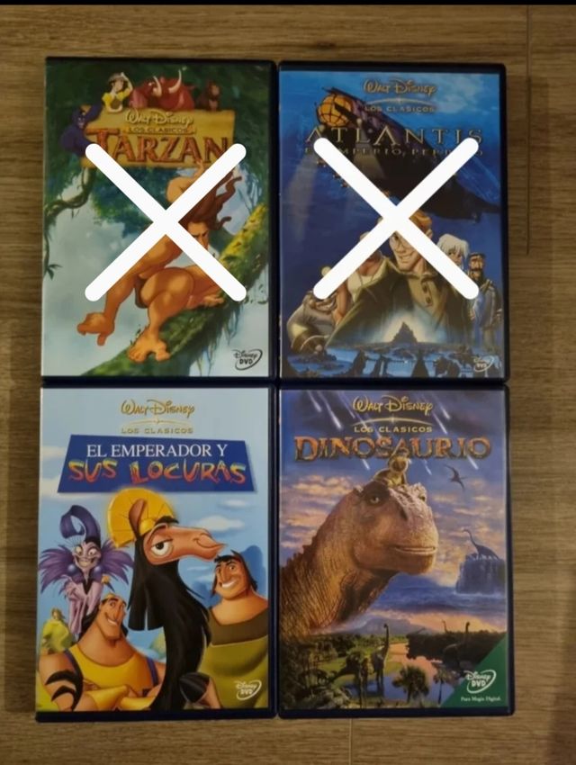 Pack 7 películas Dvd Disney