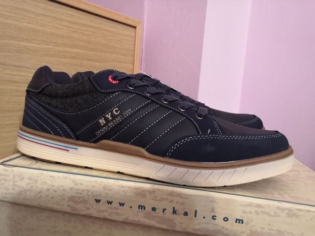 Zapatos azules hombre