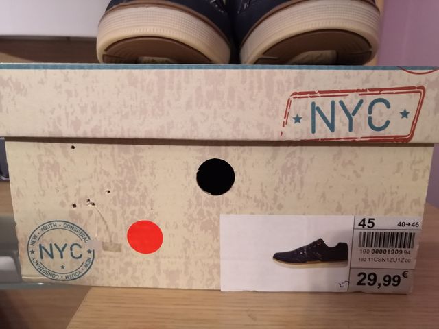 Zapatos azules hombre