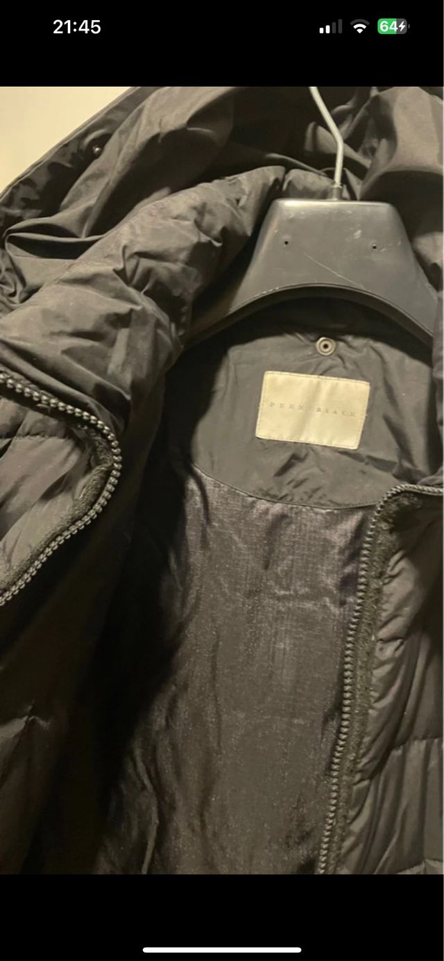 Pennyblack cappotto in piumino nero lungo