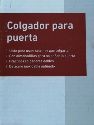 Perchero o colgador para puerta