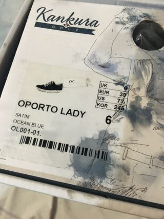 Kankura Golf Oporto Lady - Sapatos Ocean Blue