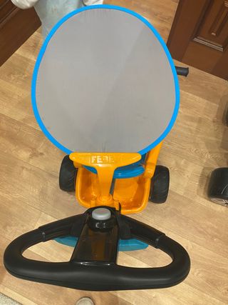 Triciclo nuevo. Play music feber