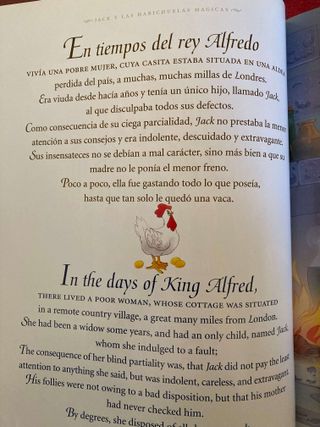 8 Libros infantiles bilingües Ingles -Castellano