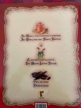 8 Libros infantiles bilingües Ingles -Castellano