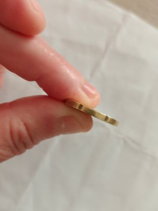 Moneda 20centimos con error acuñación 