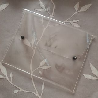 Bolso clutch transparente