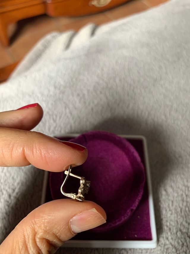 Conjunto gargantilla anillo y pendientes plata ley