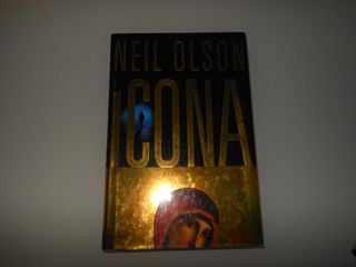 Libro romanzo L'icona thriller usato Neil olson