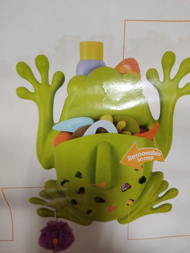 rana juguete de baño