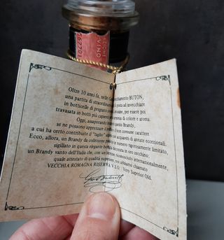 VINTAGE Bottled Vecchia Romagna Riserva V.S.O.