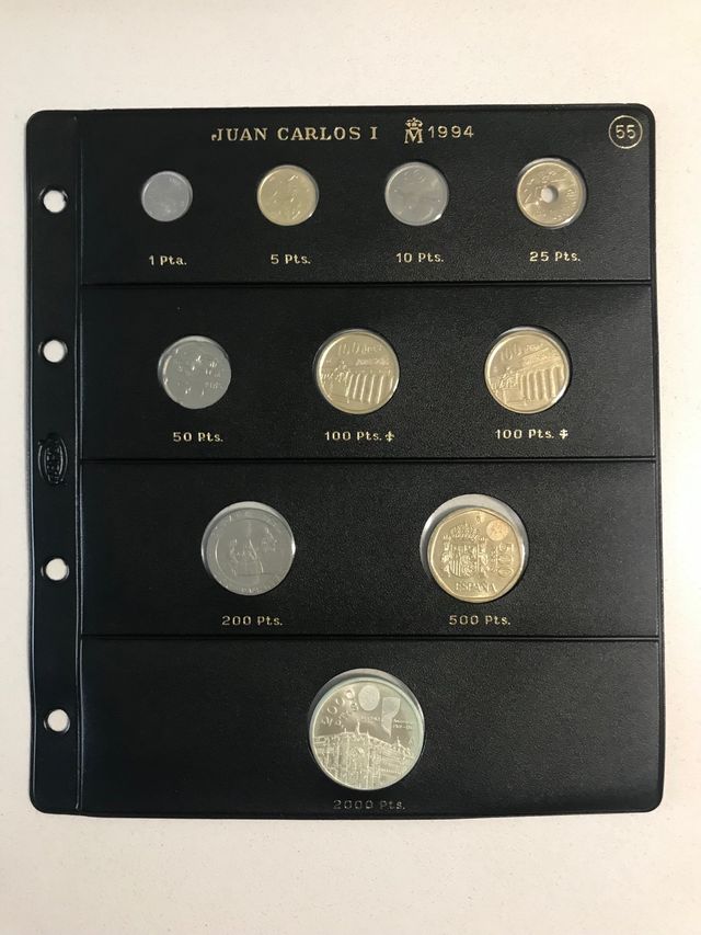 Monedas pesetas Juan Carlos I