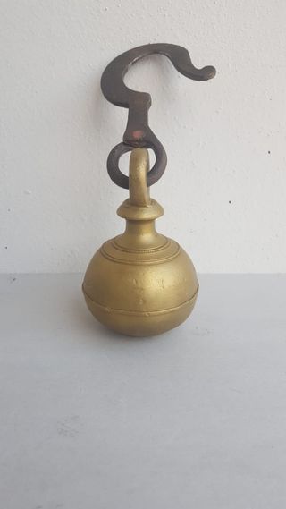 Antico contrappeso in bronzo 