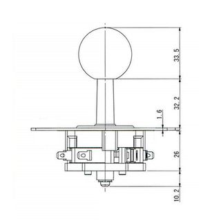Seimitsu LS60 SE Joystick Original Arcade Stick