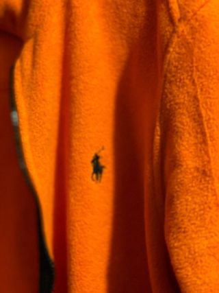 Forro Polar Ralph Lauren Maranja