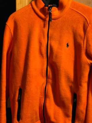 Forro Polar Ralph Lauren Maranja