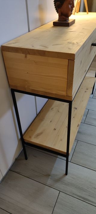 mueble entrada/recibidor estilo industrial