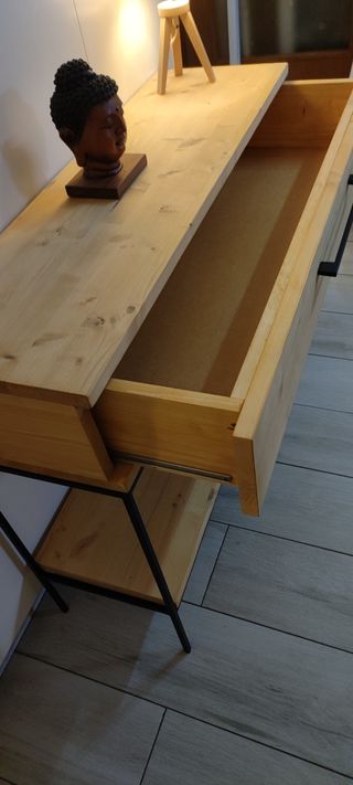 mueble entrada/recibidor estilo industrial