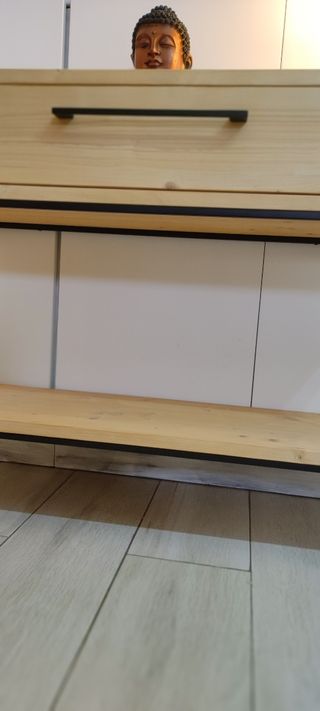 mueble entrada/recibidor estilo industrial