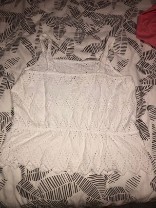 Camiseta de tirantes blanca