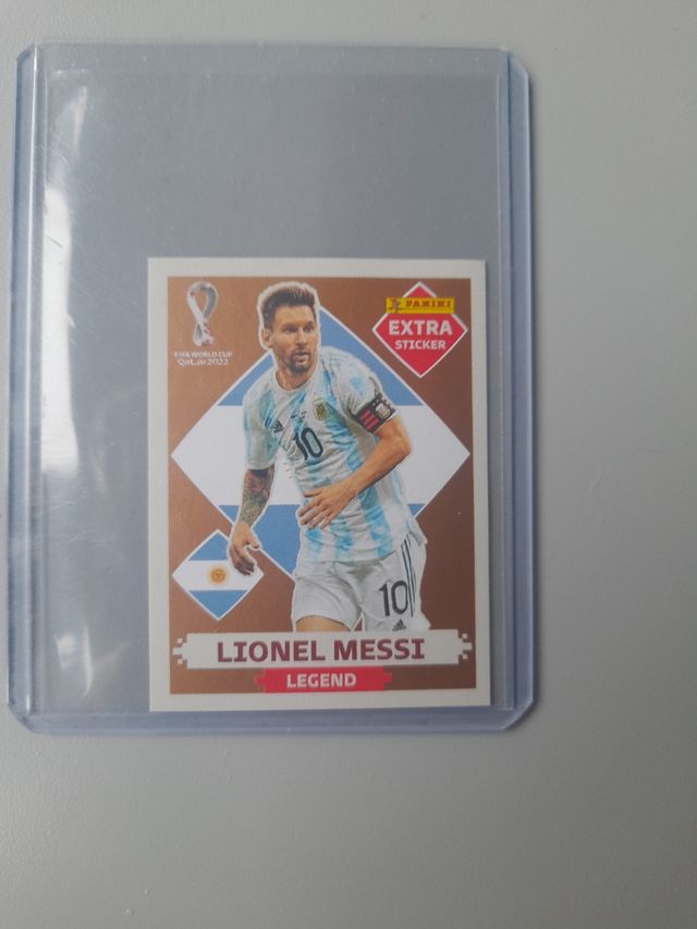 MUNDIAL QATAR STICKER BRONZE Messi