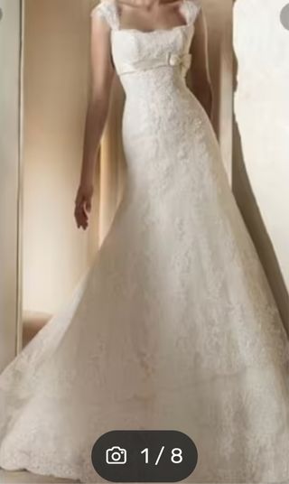 Vestido de novia Pronovias, de Manuel Mota
