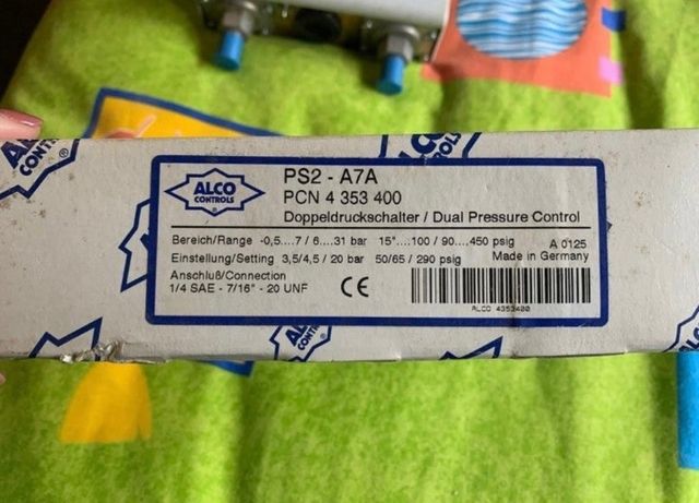 Presostato Alta Baja Rearme Automático