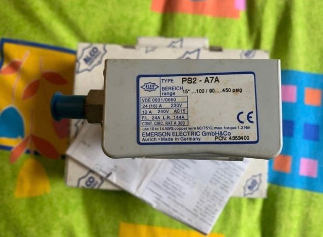 Presostato Alta Baja Rearme Automático