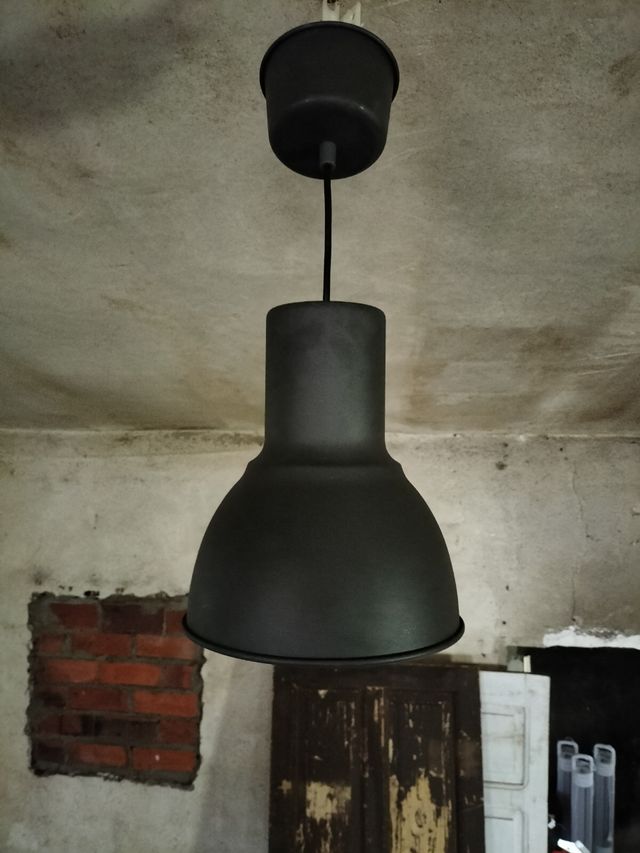 lampara tipo industrial, de ikea