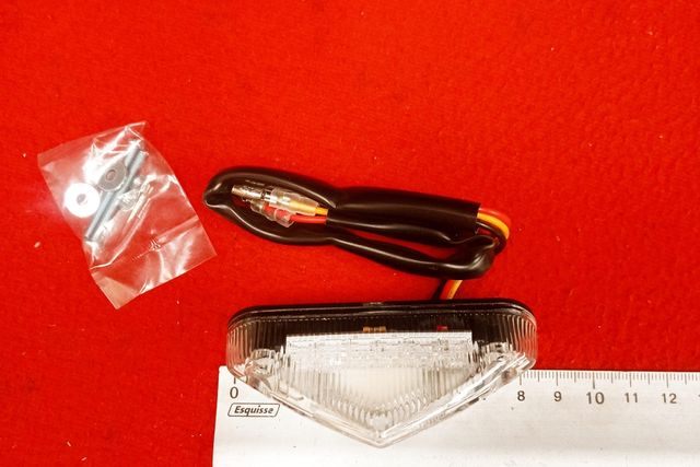 Piloto mini leds con luz de matrícula