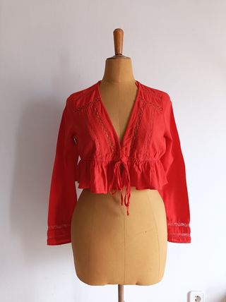 Camisa de Zara con etiqueta