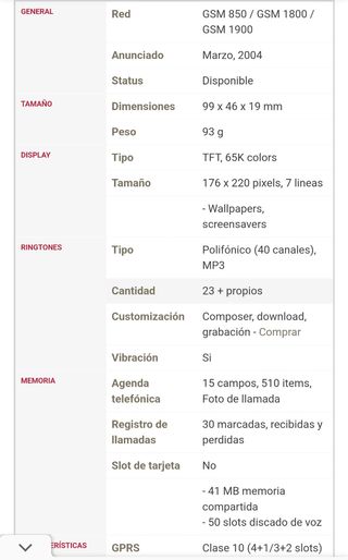 Sony Ericsson K700i K700 con caja y accesorios