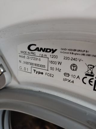Lavadora Candy 7kg